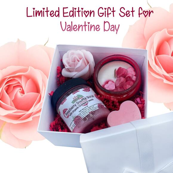 White Gift Set for Her - Relaxation Basket - Picture 2 of 7